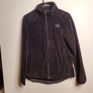 Women's The North Face Osito Fleece Jacket Full Zip Black Soft Cozy Size Medium